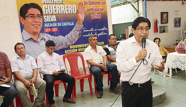 Walter Guerrero lanza su precandidatura a la comuna