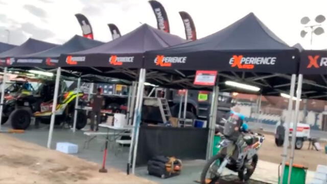 Así son los campamentos de los competidores peruanos en el Dakar 2020. Foto: captura