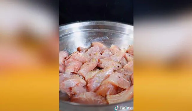 Desliza las imágenes para conocer un poco más sobre esta receta del chicharrón de pescado. Foto: captura de TikTok/@aji.causa.oficial