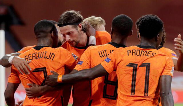 Holanda arrancó con el pie derecho su participación en la UEFA Nations League 2020. Foto: KNVB