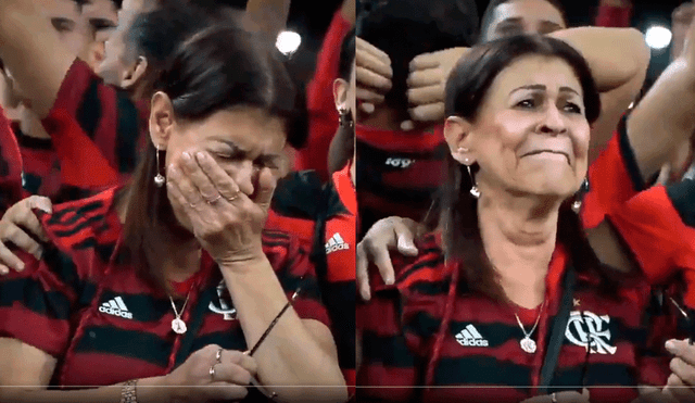 Hincha llora por clasificación del Flamengo a final de la Libertadores después de 35 años