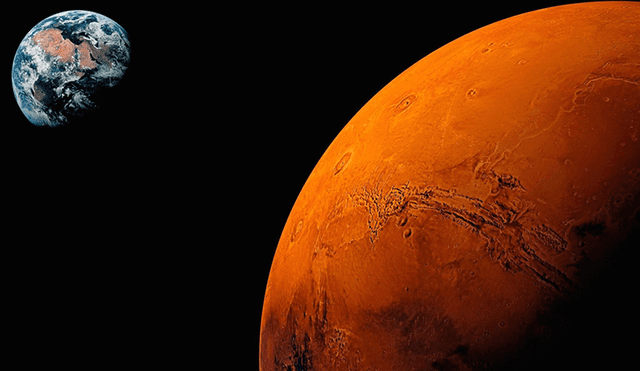 NASA muestra cráter que contenía agua en Marte [FOTO]