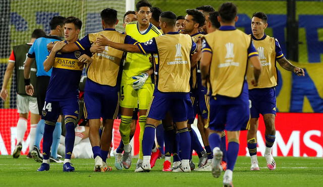 Boca Juniors eliminó a Internacional de la Copa Libertadores y se medirá con Racing en la siguiente fase. Foto: EFE