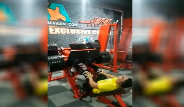 YouTube: escalofriantes imágenes de un deportista que se rompió la pierna en el gimnasio [VIDEO] 