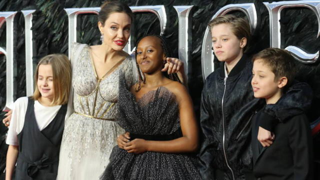 Angelina Jolie se encuentra pasando cuarentena con sus seis hijos. (Foto: AFP)