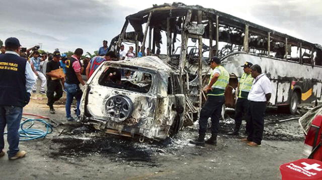La Libertad: Chofer de camioneta muere y otros 25 quedan heridos