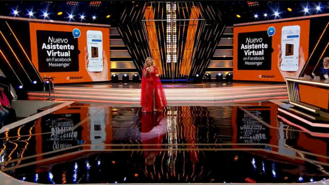 Gisela Valcárcel inicia "El artista del año: El dúo perfecto" con sexy vestido rojo 