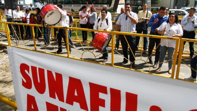 Sunafil: Sindicato de trabajadores acatará huelga nacional indefinida desde este lunes