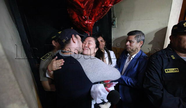 Keiko Fujimori salió de prisión. Foto. Jhonel Rodriguez