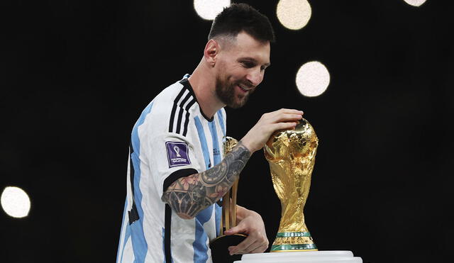 Lionel Messi ganó el Mundial Qatar 2022 con 35 años. Foto: EFE