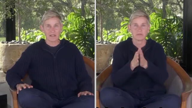 "Por lo general, la gente me aplaude a mí. Pero hoy yo los aplaudo a ustedes", dijo Ellen DeGeneres.