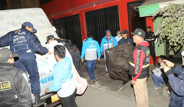 Las autoridades clausuraron hospedajes en Manchay. Foto: Municipalidad de Pachacámac.