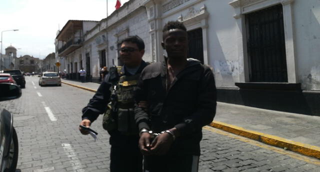 Extranjero atacó con palo a comerciante que lo acusó de ladrón en Arequipa