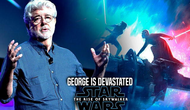 George Lucas no está contento con el resultado. Créditos: difusión