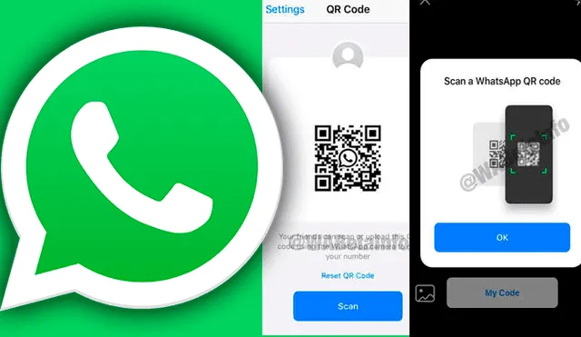 WhatsApp permitirá pronto agregar contactos por medio de un código QR.