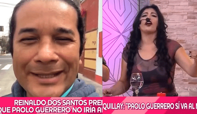 Vidente se enfrenta a Reinaldo Dos Santos sobre predicción negativa de Paolo Guerrero [VIDEO]