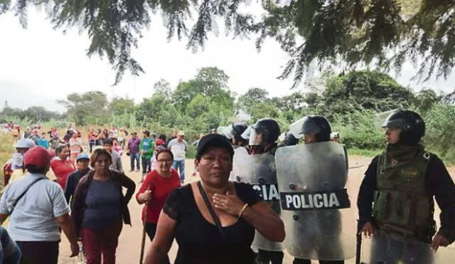 Chiclayo: protestan contra estado de emergencia de Tumán [VIDEO]