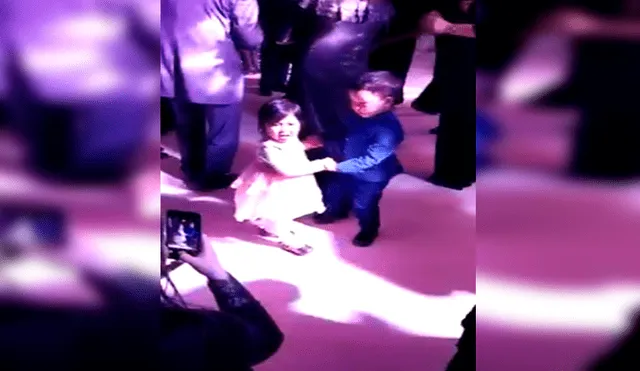 Vía Facebook: niño tiene una agresiva acción cuando le quitaron su pareja de baile [VIDEO]