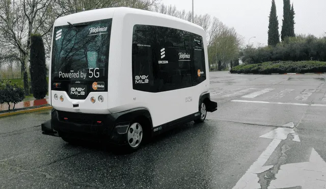 Tecnología 5G: conoce al minibus autónomo que revolucionará el transporte [VIDEO]
