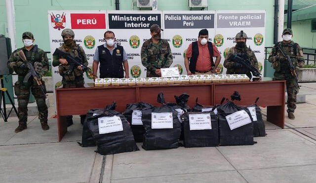 Miembros de las Fuerzas Armadas (FF.AA.) y la Policía Nacional del Perú (PNP) participaron del operativo. Foto: Ministerio del Interior