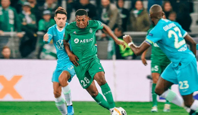 Saint Etienne vs Wolfsburgo: Los vere igualaron 1-1 ante Los Lobos por la Europa League.