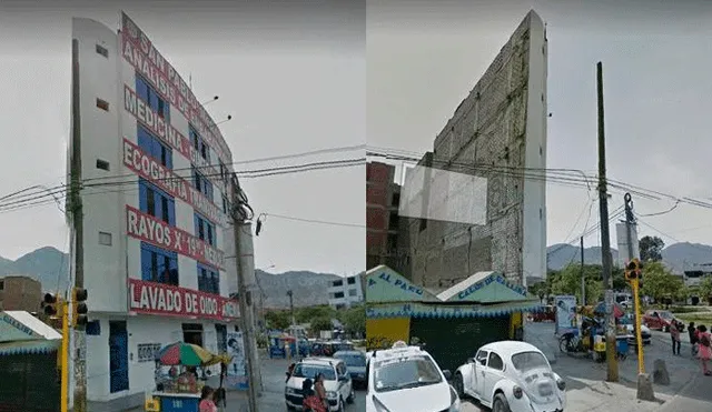 Policlínico de estrecha estructura causa alarma en San Juan de Lurigancho [VIDEO]