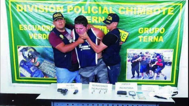 Chimbote: sujeto es sentenciado a 14 años de cárcel por tenencia de armas y drogas 