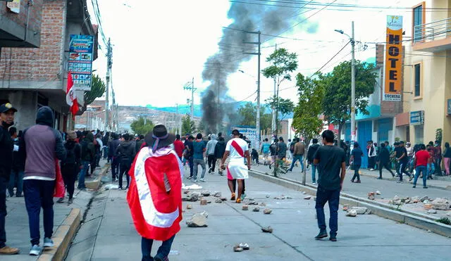 Protestas en Ayacucho. Foto: Diego Palomino Zea/ Colectivo Chullpi Cine Sur/