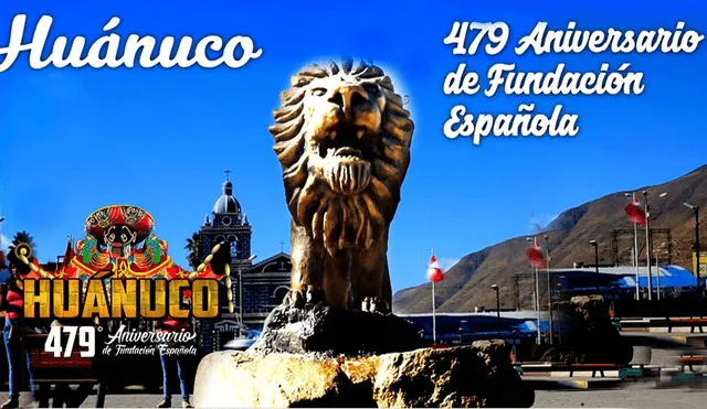 Huánuco celebrará aniversario 479 con grandes artistas nacionales e internacionales
