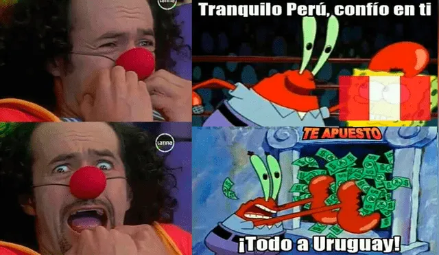memes Perú vs Uruguay