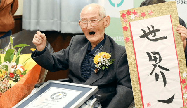 Chitetsu Watanabe falleció a los 112 años después de conseguir el título al hombre más longevo del mundo. (Foto: Reuters)