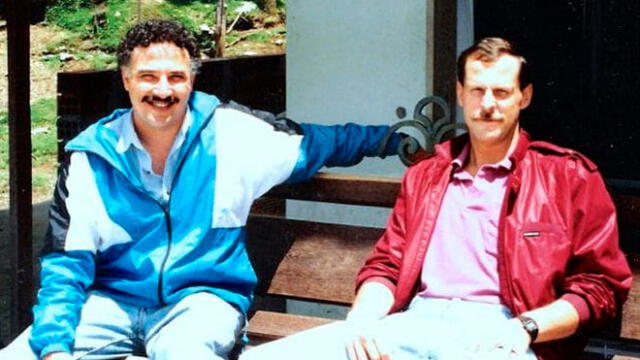Los exagentes de la DEA en Colombia: Javier Peña y Steve Murphy. Foto: Difusión