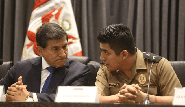 Suboficial Elvis Miranda llegó a Lima y se reunió con titular del Mininter [VIDEO]