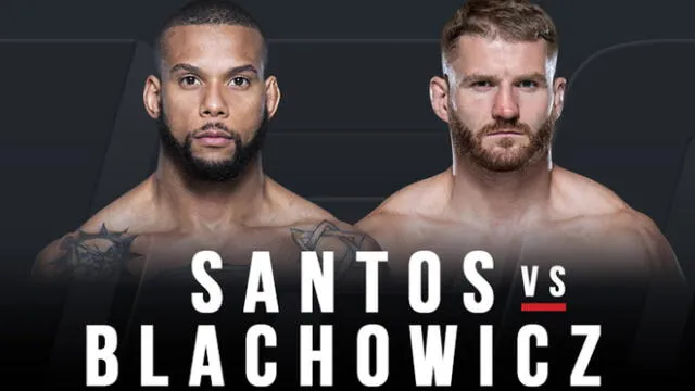 UFC FIGHT NIGHT 145 EN VIVO: Blachowicz vs. Santos luchan en Polonia