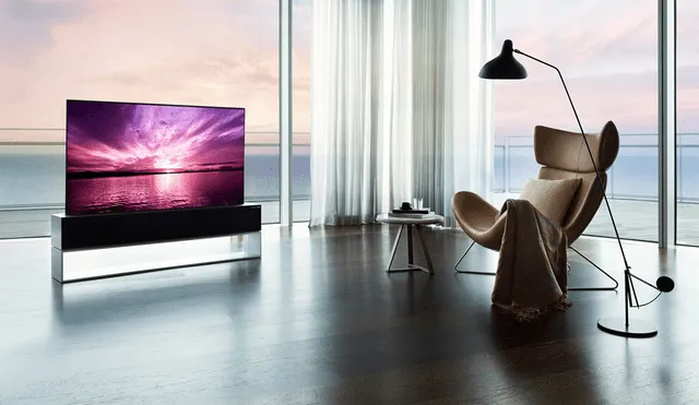 Así luce el nuevo televisor LG Signature OLED R. Foto: LG