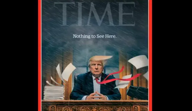Revista Time muestra en Instagram cómo se realizó su impresionante portada sobre Trump