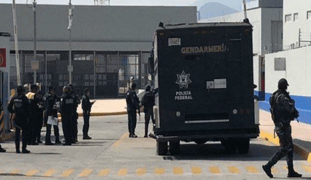 Agentes llegaron a la prisión de Morelos para apoyar en el traslado de los prisioneros recapturados.