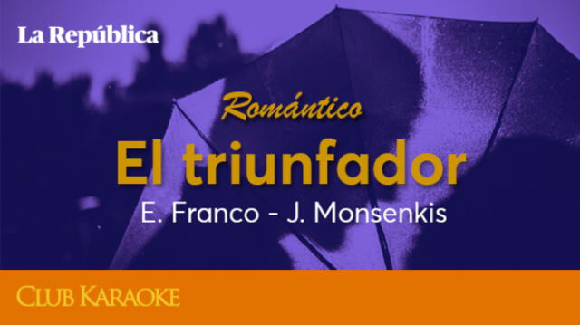 El triunfador, canción de E. Franco – J. Mosenkis