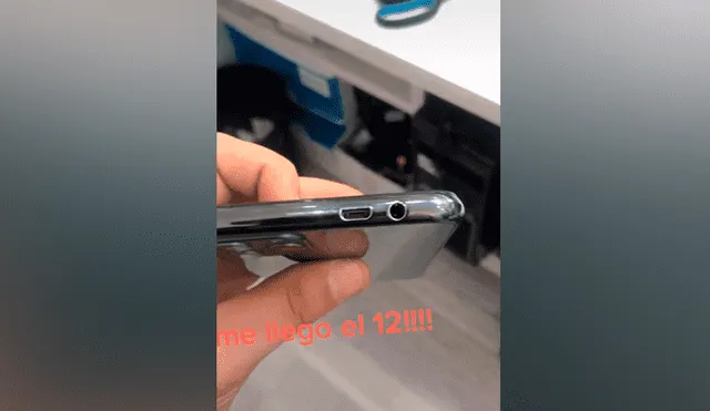 Desliza las imágenes para ver la desagradable sorpresa que se llevó un joven al comprar un iPhone 11 por Internet. Foto: Captura/TikTok