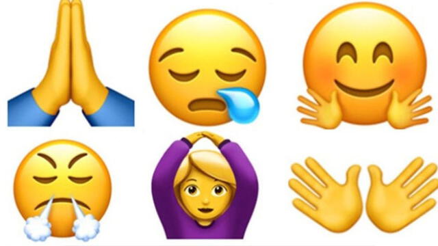 El emoji de  "las manos juntas" significa dar las gracias.