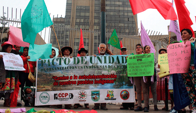 Organizaciones indígenas demandan al Estado respetar su derecho a la tierra y al territorio