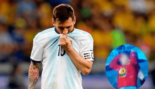 Reacción de Lionel Messi en el Argentina vs Brasil  por la Copa América 2019.