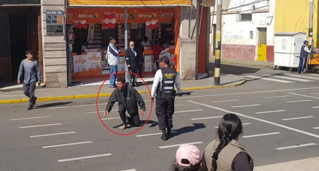 Arrestan a extranjero que quemó bandera peruana y causó desmanes en Tacna