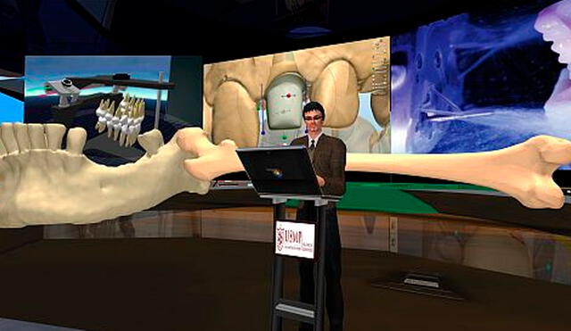 El Proyecto Mundos Virtuales es un entorno virtual creado dentro de Second Life. Foto: USMP.