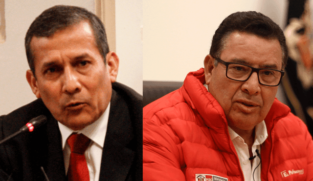 Ollanta Humala y el ministro de Defensa