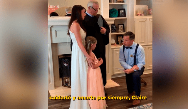 Facebook viral: padrastro le hace emotiva promesa a la hija de su futura esposa
