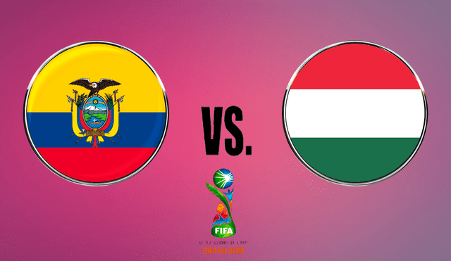 Ecuador vs. Hungría Sub-17 EN VIVO ONLINE EN DIRECTO vía DirecTV Sports por el Mundial Brasil 2019.