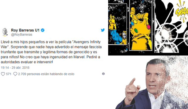 Avengers Infinity War: Congresista de izquierda lanza curioso comentario sobre la película y le crean memes