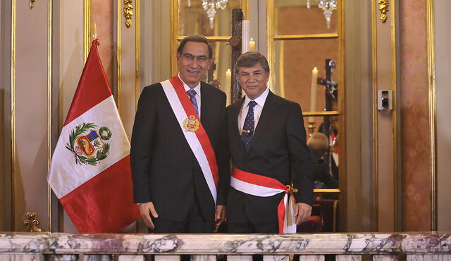 Presidente Martín Vizcarra Juramento a dos nuevos ministros [FOTOS]