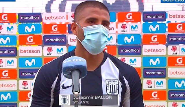 Alianza Lima: Josepmir Ballón es uno de los jugadores con más minutos en esta temporada 2020. Foto: Gol Perú.